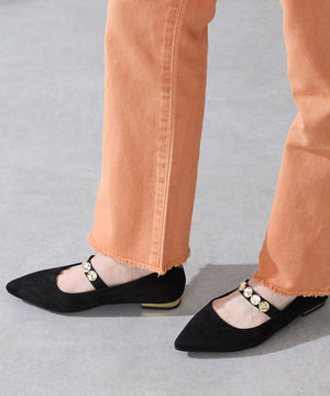 【カタログ掲載アイテム】コインモチーフストラップパンプス/51308