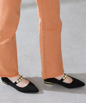 【カタログ掲載アイテム】コインモチーフストラップパンプス/51308