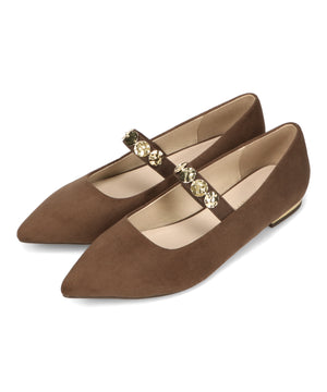 【カタログ掲載アイテム】コインモチーフストラップパンプス/51308