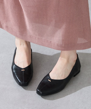 ゴールドパーツVカットバブーシュ/51312