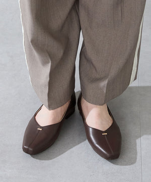 ゴールドパーツVカットバブーシュ/51312