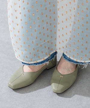 ゴールドパーツVカットバブーシュ/51312