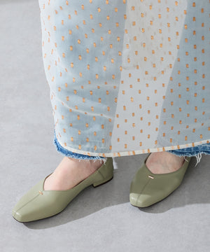 ゴールドパーツVカットバブーシュ/51312