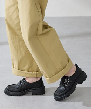 【カタログ掲載アイテム】ダブルベルト厚底シューズ/51313