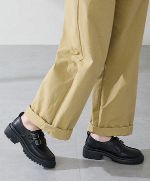 【カタログ掲載アイテム】ダブルベルト厚底シューズ/51313