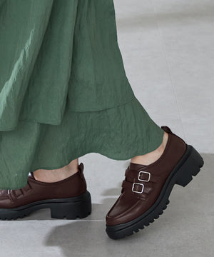 【カタログ掲載アイテム】ダブルベルト厚底シューズ/51313