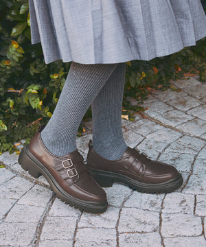 【カタログ掲載アイテム】ダブルベルト厚底シューズ/51313