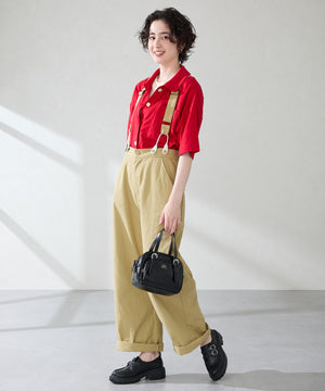 【カタログ掲載アイテム】ダブルベルト厚底シューズ/51313