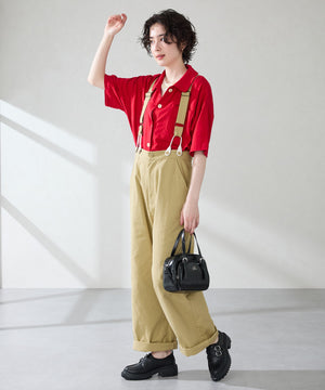 【カタログ掲載アイテム】ダブルベルト厚底シューズ/51313