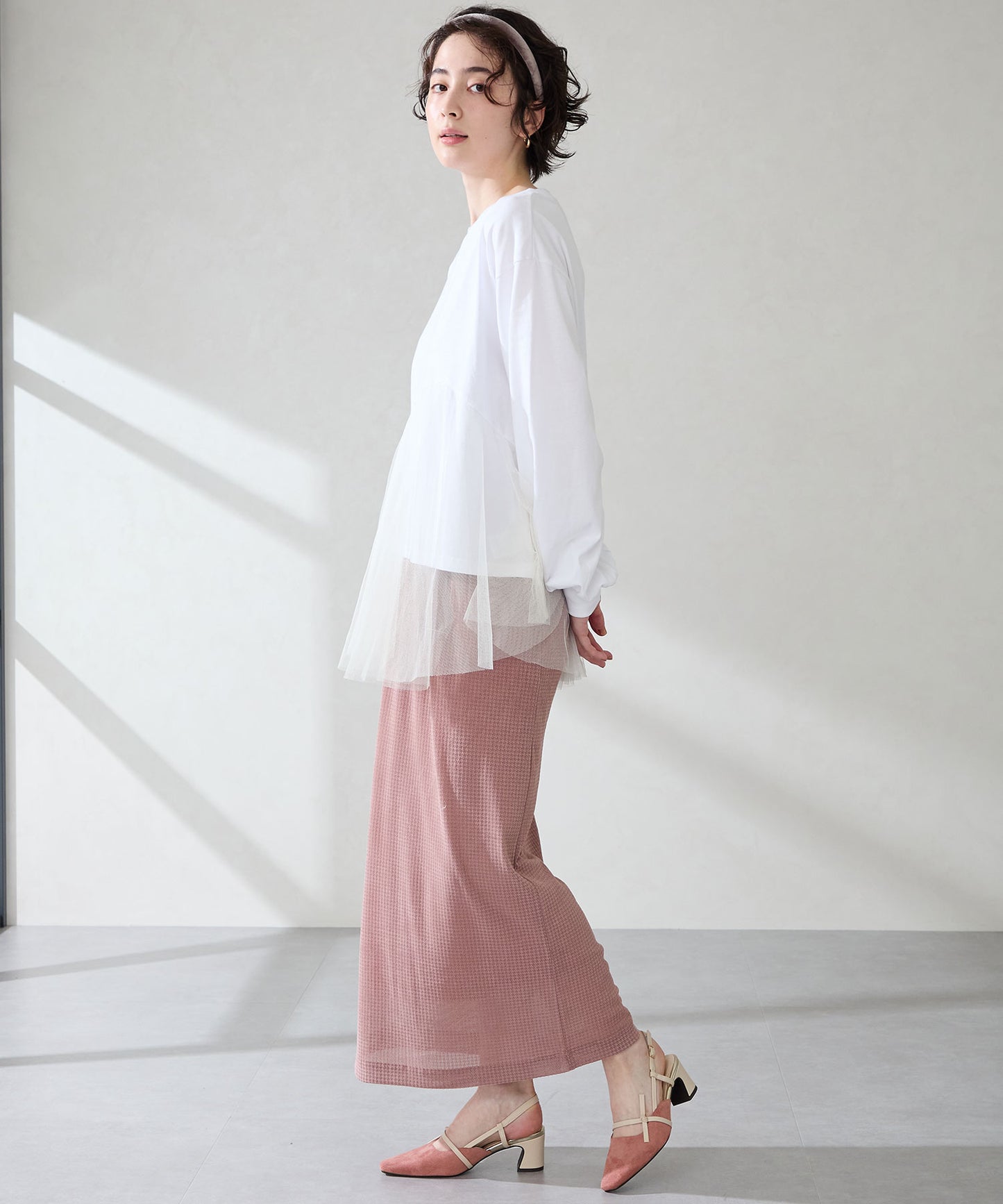 【WEB先行予約/8月下旬発売予定】細ストラップバックベルトパンプス/51314