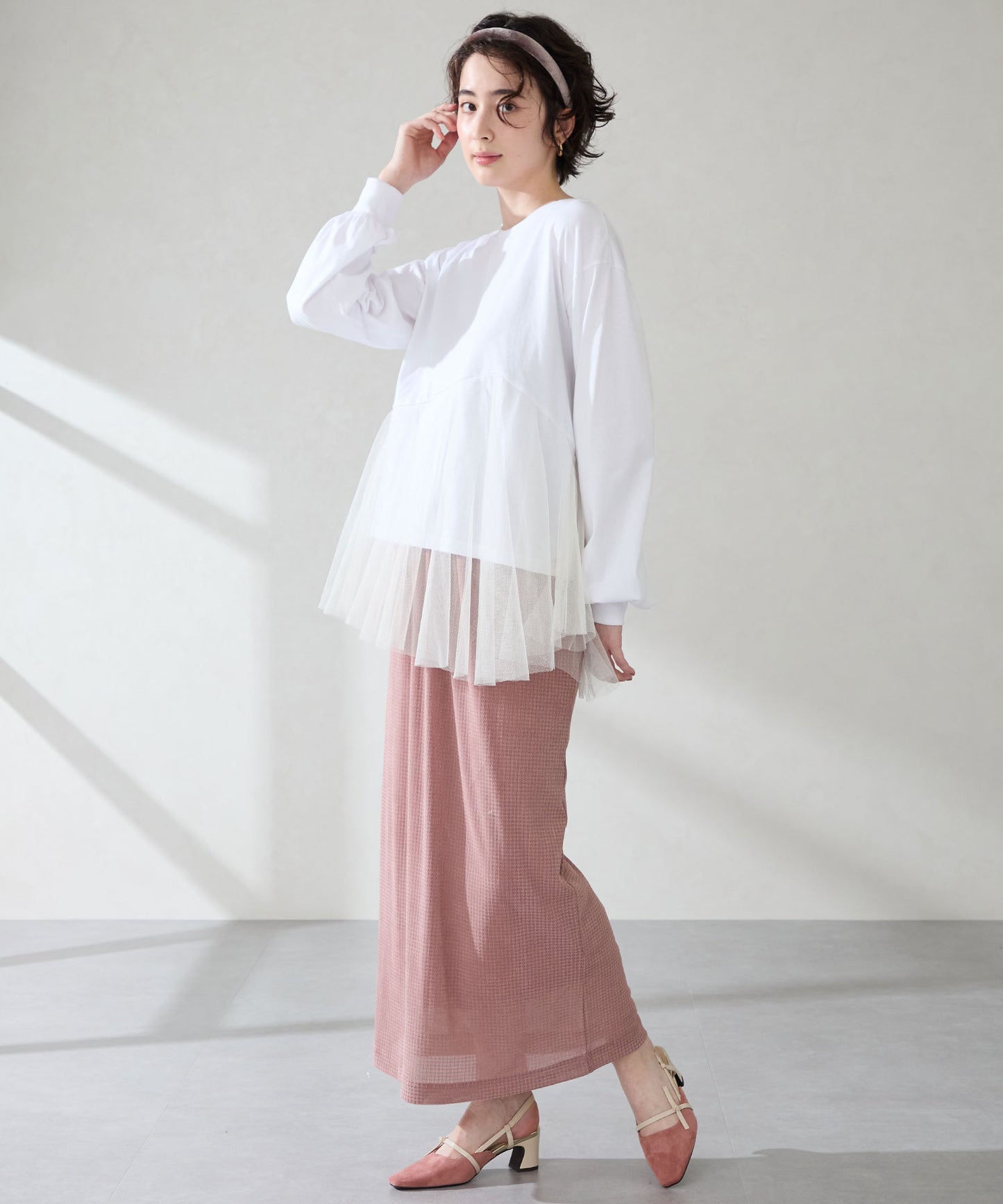 【WEB先行予約/8月下旬発売予定】細ストラップバックベルトパンプス/51314