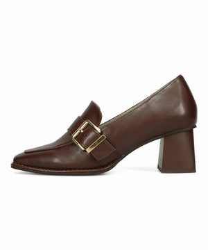 ベルトデザインヒールローファー/51315