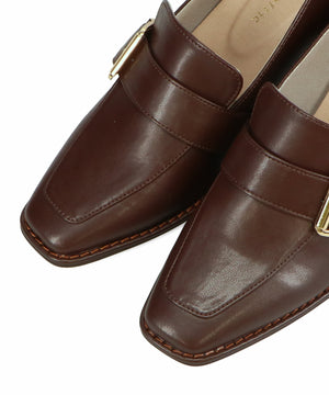 ベルトデザインヒールローファー/51315