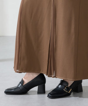 ベルトデザインヒールローファー/51315