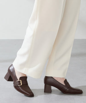 ベルトデザインヒールローファー/51315