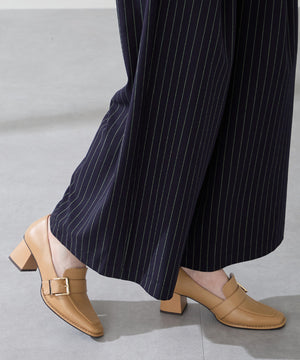 ベルトデザインヒールローファー/51315