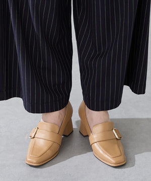 ベルトデザインヒールローファー/51315