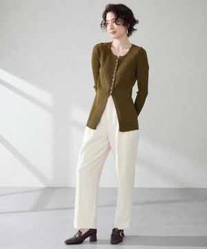 ベルトデザインヒールローファー/51315