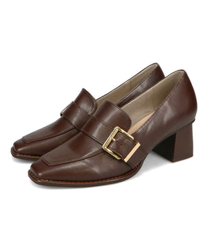 ベルトデザインヒールローファー/51315