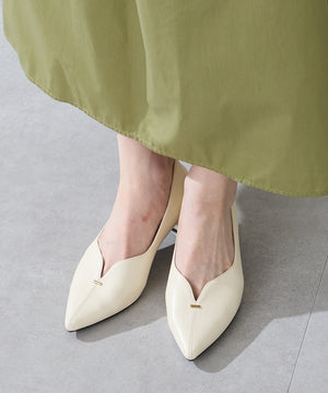 プチメタルパーツヒールパンプス/51316