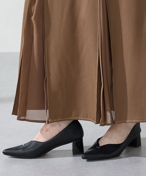 プチメタルパーツヒールパンプス/51316