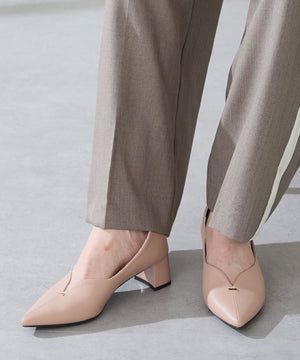 プチメタルパーツヒールパンプス/51316