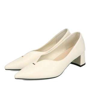 プチメタルパーツヒールパンプス/51316