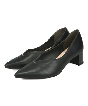 プチメタルパーツヒールパンプス/51316