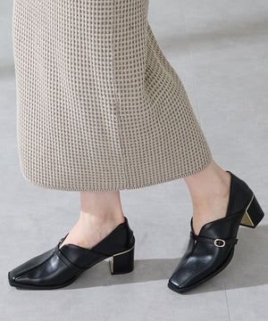 【カタログ掲載アイテム】スリットデザイン甲深パンプス/51317