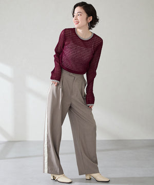 【カタログ掲載アイテム】スリットデザイン甲深パンプス/51317