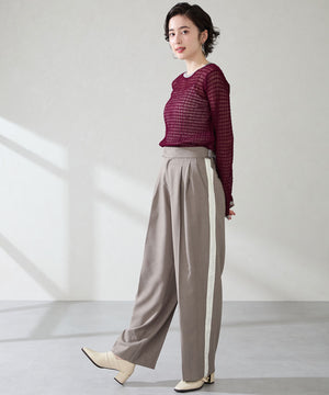 【カタログ掲載アイテム】スリットデザイン甲深パンプス/51317