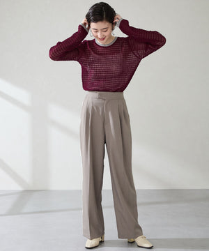 【カタログ掲載アイテム】スリットデザイン甲深パンプス/51317