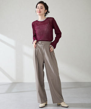 【カタログ掲載アイテム】スリットデザイン甲深パンプス/51317