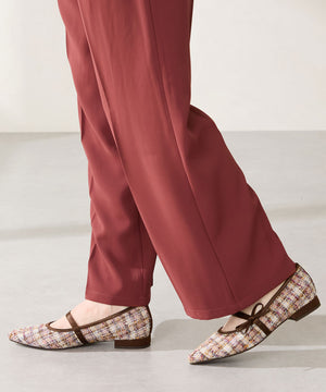 ポインテッドトゥツイードパンプス/51319