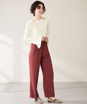 ポインテッドトゥツイードパンプス/51319