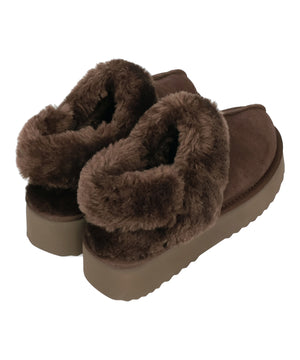 厚底ムートン2wayサンダル/51320