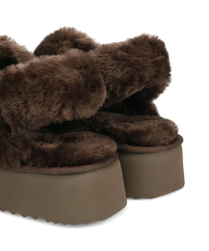 厚底ムートン2wayサンダル/51320