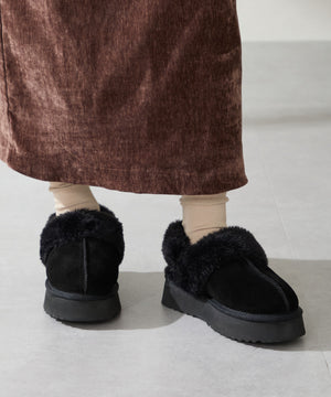 厚底ムートン2wayサンダル/51320