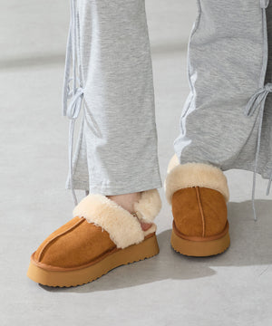 厚底ムートン2wayサンダル/51320