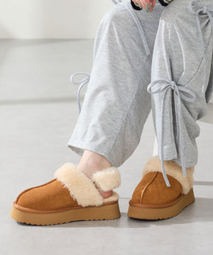 厚底ムートン2wayサンダル/51320