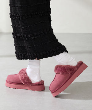 厚底ムートン2wayサンダル/51320