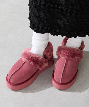 厚底ムートン2wayサンダル/51320