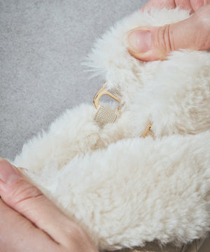 厚底ムートン2wayサンダル/51320