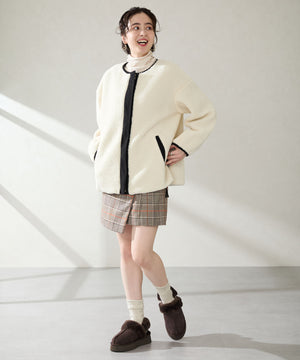 厚底ムートン2wayサンダル/51320