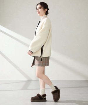 厚底ムートン2wayサンダル/51320