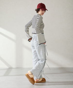 厚底ムートン2wayサンダル/51320