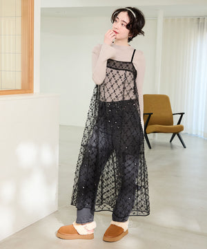 厚底ムートン2wayサンダル/51320