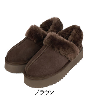 厚底ムートン2wayサンダル/51320