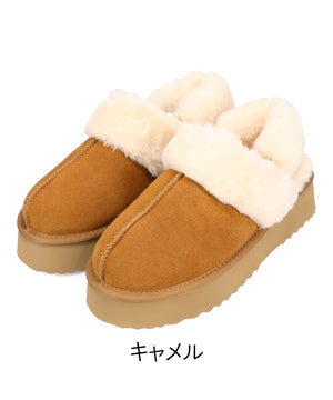 厚底ムートン2wayサンダル/51320