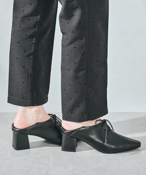 レースアップバブーシュパンプス/51322